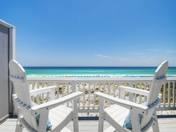 Oceanfront Townhome in Destins Gated Gulf Front South Bay Community
